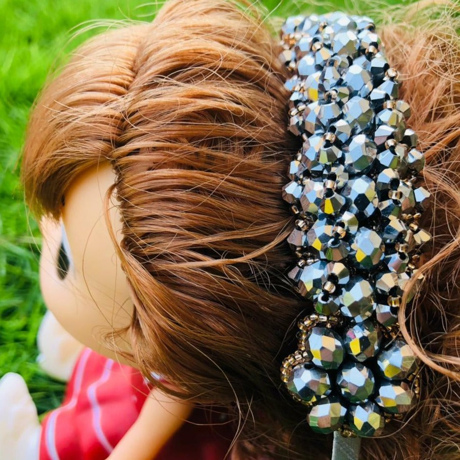 Headband - One Side Sequence | Buy Best Headbands for Infant Baby Girl | Smiley Buttons